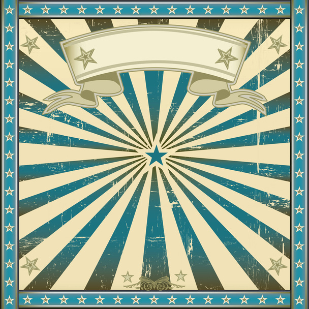 textured blue retro square background - Vecteur, image