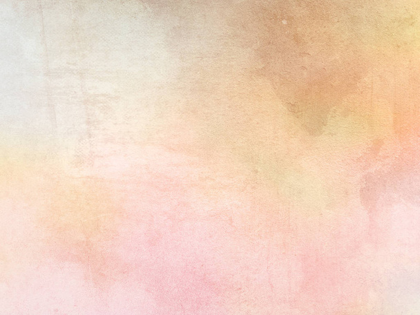 Helles Aquarell Hintergrund Farbverlauf - abstrakte Vintage weiche Pastell verblasste Textur - Foto, Bild