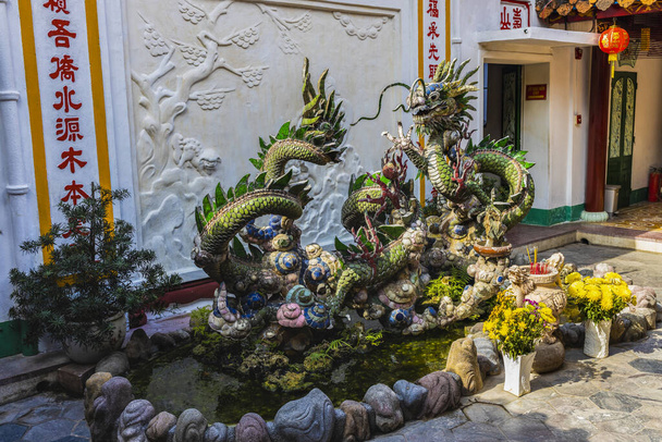 Hoi An, Vietnam - January 16, 2020: Representative images of the various tourist attractions seen in the tour of the old city. - Photo, Image