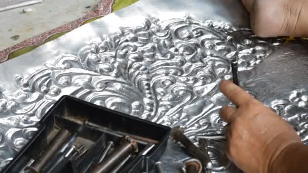Silver handicrafts - Footage, Video