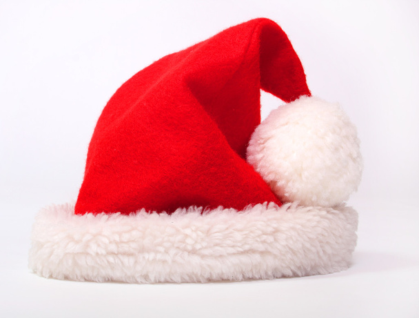 Red santa claus hat - Zdjęcie, obraz