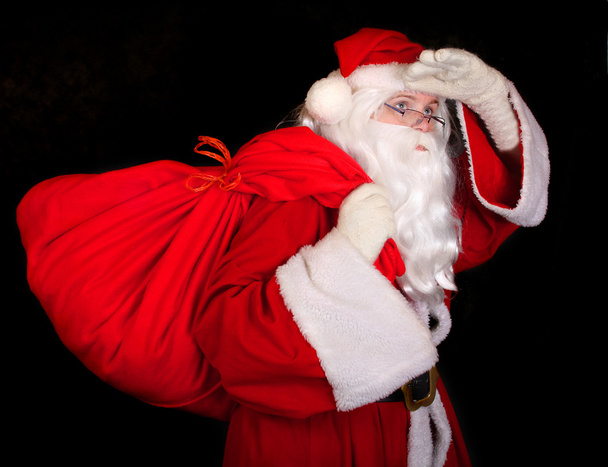 Der Weihnachtsmann schaut woanders hin - Foto, Bild