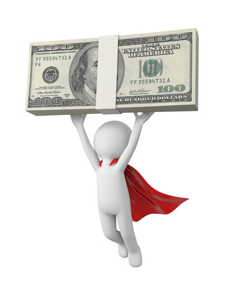 Супермен с деньгами
 - Фото, изображение