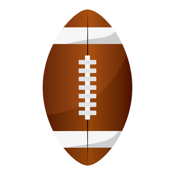 Isolated american football ball - Vektori, kuva