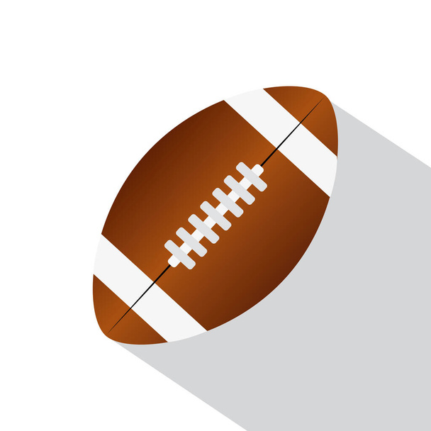 Isolated american football ball - Vecteur, image