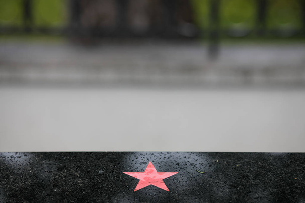 Neuvostoliiton armeijan punainen tähti puna-armeijan hautausmaalla
 - Valokuva, kuva