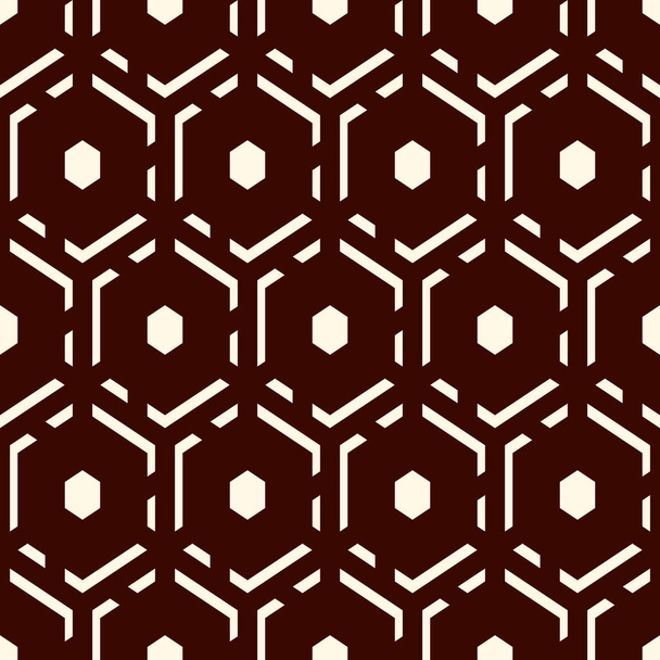Modèle géométrique en nid d'abeille contemporain. Ornement hexagonal répété. Fond mosaïque moderne. Design abstrait de surface sans couture. Geo papier peint. Papier numérique, impression textile. Art vectoriel
 - Vecteur, image