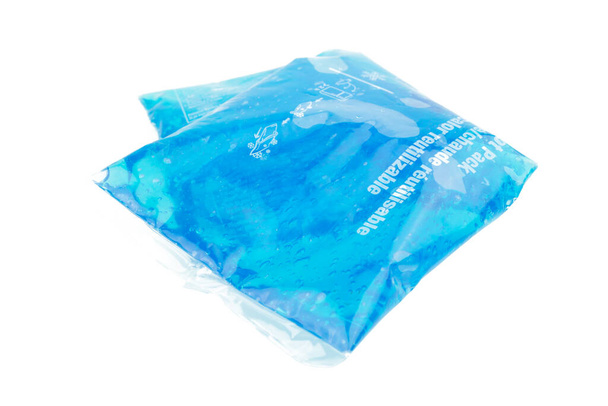 gel de paquete fresco y caliente aislado en blanco
 - Foto, Imagen