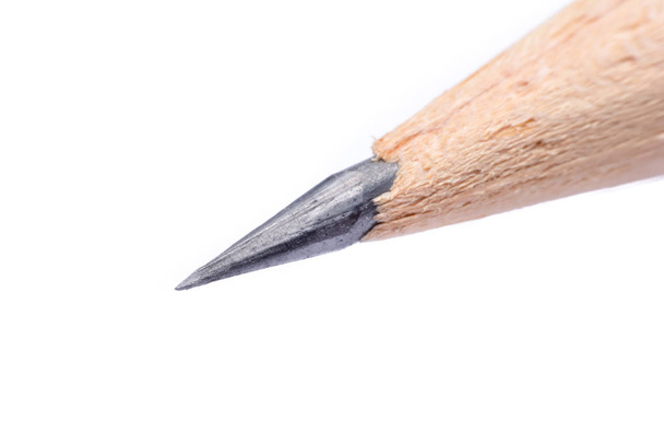 Fermer stylo en bois isolé sur fond blanc
 - Photo, image