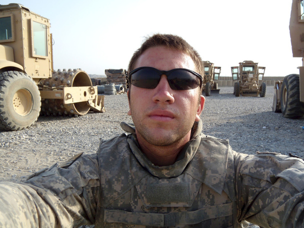 Soldat im Einsatz in Afghanistan - Foto, Bild