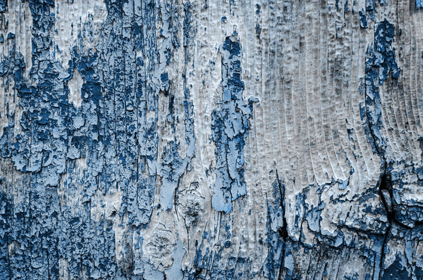 Textura de madera azul antiguo para el fondo. Fondo vintage de un tablón vertical de madera. Clásico color azul del concepto del año 2020. Copiar espacio
. - Foto, imagen