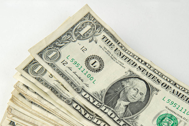 Dollar - baks - american paper money -  unit of the United States, equal to 100 cents, symbol: $  - Zdjęcie, obraz