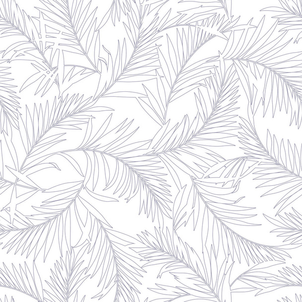 Tropical plant seamless pattern illustration,This picture is seamless, - Vektor, obrázek