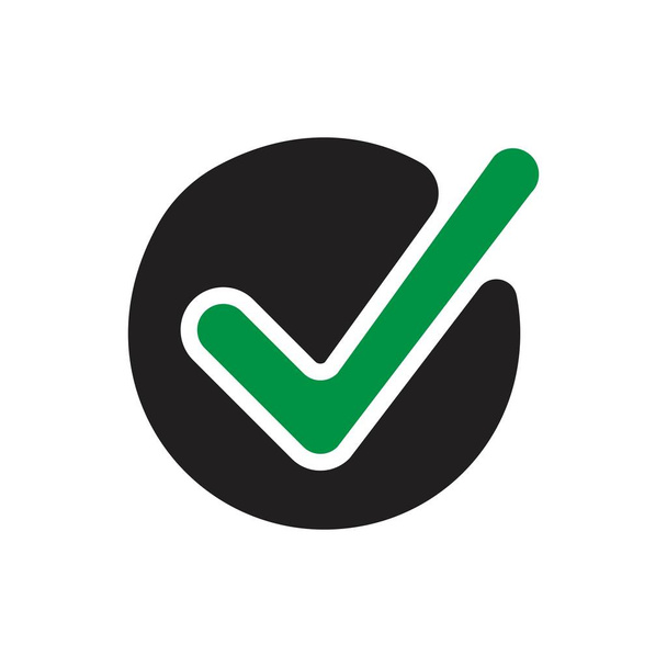 Verificar marca V Carta Logo Template - Vetor, Imagem