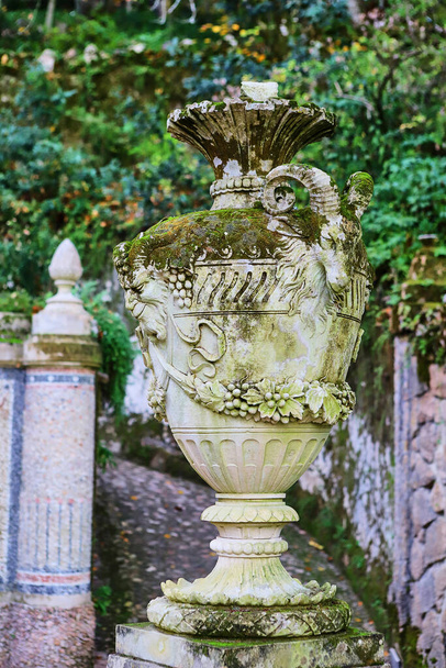 Elements of architectural structures in Quinta Regaleira. Sintra Portugal. - Photo, Image