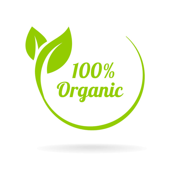 Leaf logo shape icon and green leaf logo emblem. Ecology green leaf logo organic environment, tree leaf logotype. - Διάνυσμα, εικόνα