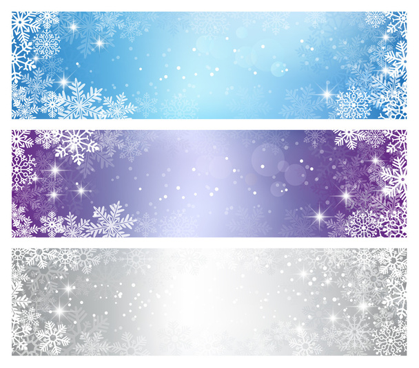 Winter Banners - Vector, Image