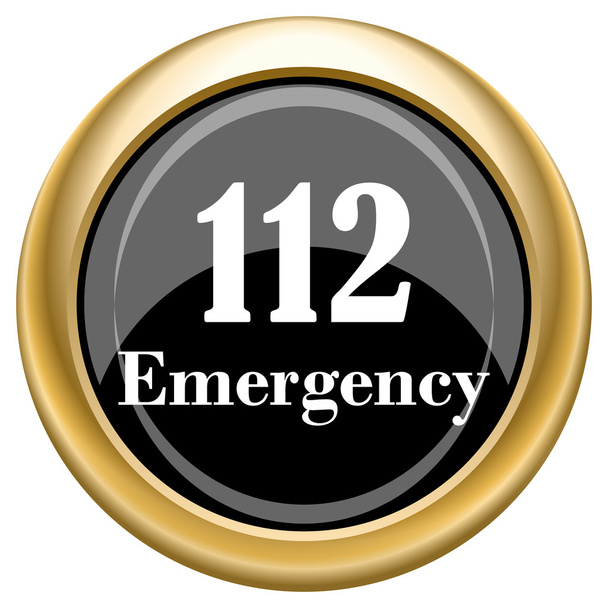 112 noodgevallen pictogram - Foto, afbeelding