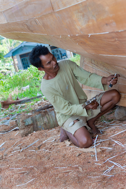 indonéziai hajón builder - Fotó, kép