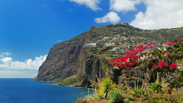 Cliff Cabo Girao Madeiran etelärannikolla Portugali 03
 - Valokuva, kuva