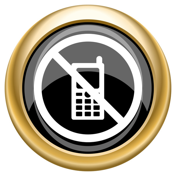 Значок ограничения мобильного телефона
 - Фото, изображение