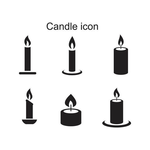 Burning candles, tea candles. Vector – MasterBundles