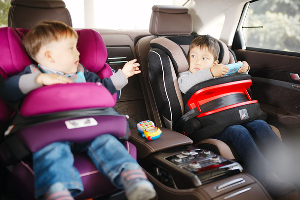Luxury baby car seat for safety with happy kids - 写真・画像