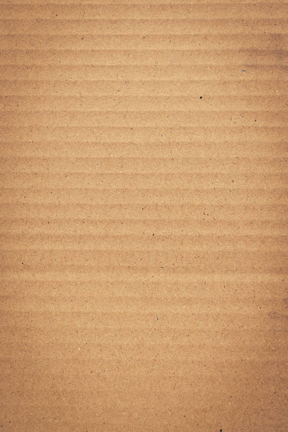 brown cardboard paper of carton corrugated texture background - Photo, Image