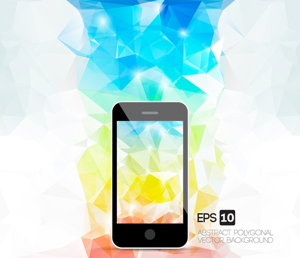 Abstract Mobile wallpaper - Vector, Image
