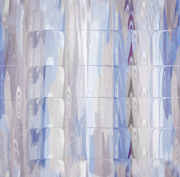 frisse lucht blauwe strook abstracte naadloze patroon - Foto, afbeelding