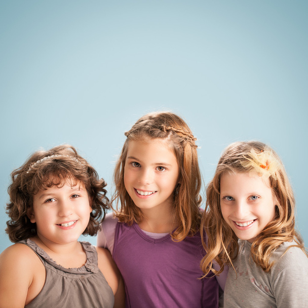 Three Smiling Girls - Foto, Imagem