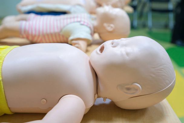 mannequin mannequin pour la formation CPR médicale en classe
. - Photo, image