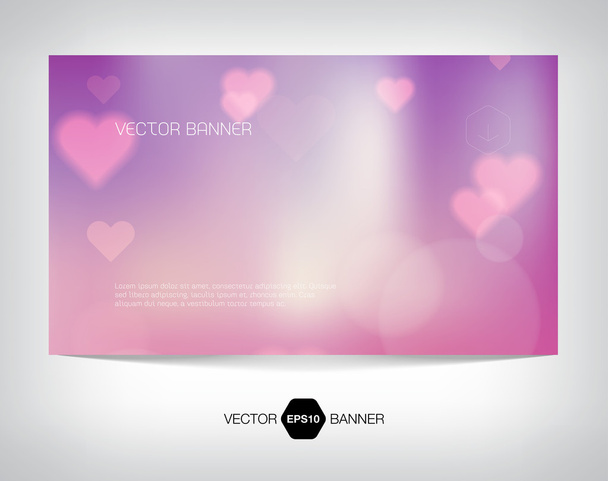 Vector smooth web banner, business card or flyer design. - Vector, Image