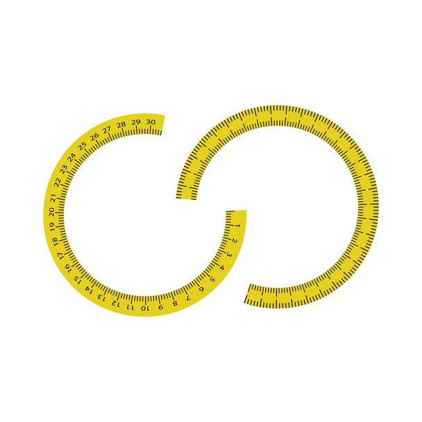 measuring tape centimeter vector illustration - Vector, Image