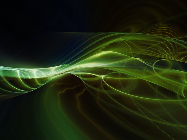 τυχαία fractal κύματα - Φωτογραφία, εικόνα