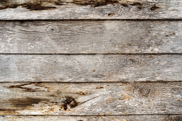 Old grey wooden boards texture close up background - Photo, Image