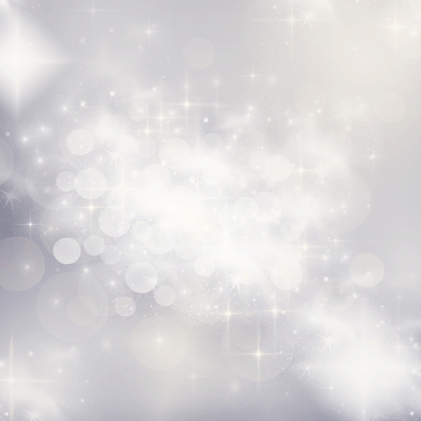 Light abstract Christmas background with holiday lights - Photo, Image
