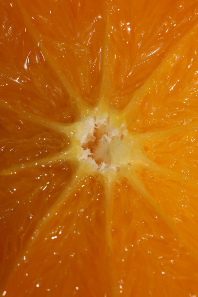 Обрізаний помаранчевий центр макро фону високої якості
 - Фото, зображення
