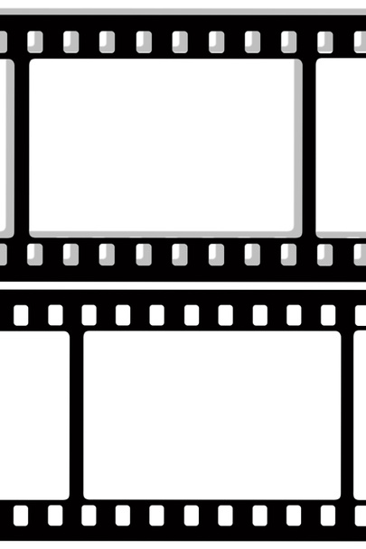 folha de filme preto no fundo branco
 - Foto, Imagem