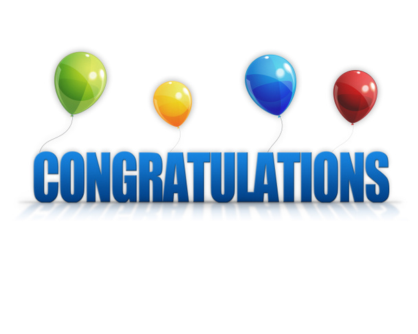 Congratulations Balloons 3D Background - Photo, Image