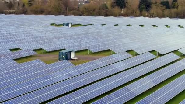 Solar Power Station Aerial View - Záběry, video