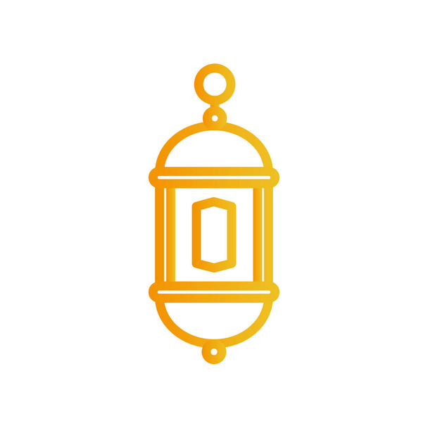 Ramadan latarnia gradientowy styl ikona wektor projekt - Wektor, obraz
