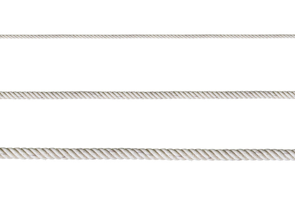 Мотузка ізольована на білому
 - Фото, зображення