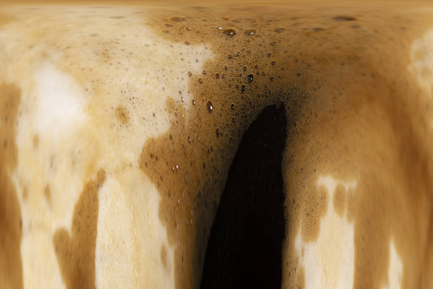 coffee foam close up abstract background - Photo, image
