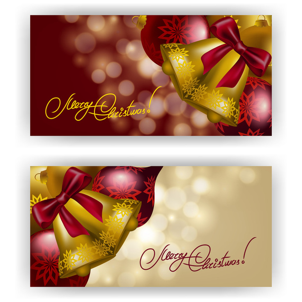 Fondo de Navidad con adornos para invitaciones
 - Vector, Imagen