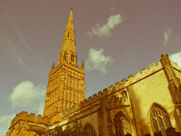 Retro aussehende Dreifaltigkeitskirche, Coventry - Foto, Bild