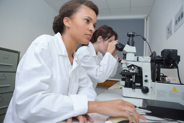 confident young scientist studying in the lab - Foto, Imagen