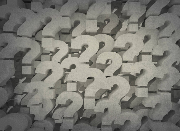 Question marks 3d background  - Photo, Image