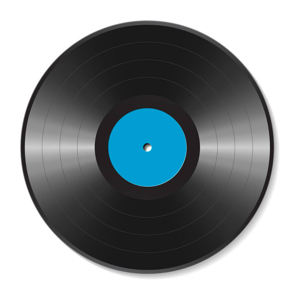Blank vinyl disc - Вектор, зображення