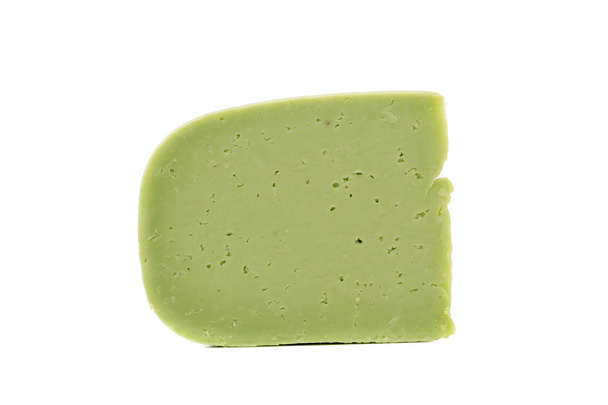 Piece of cheese wasabi. - 写真・画像